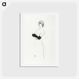 アートポストカード-Yvette Guilbert - アンリ ド トゥールーズ ロートレック Postcard.