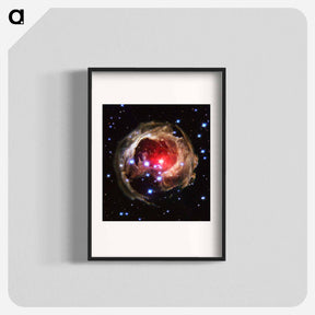 アートポスター-Light Echo of V838 Monocerotis
 - ハッブル画像 Poster.