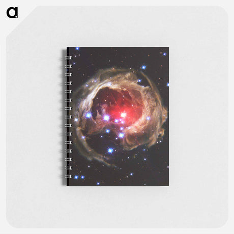 アートメモ帳-Light Echo of V838 Monocerotis
 - ハッブル画像 Memo.