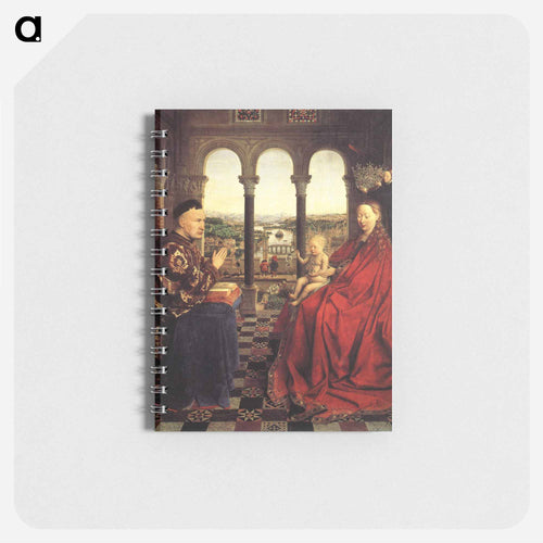 The Rolin Madonna (La Vierge au Chancelier Rolin) - ヤン ファン エイク Memo.