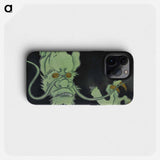 Golden eyed monster from Momoyogusa–Flowers of a Hundred Generations - 神坂 雪華 Phone Case.