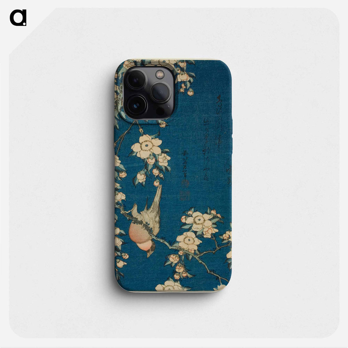 Hokusai's Bullfinch - 葛飾 北斎 Phone Case.