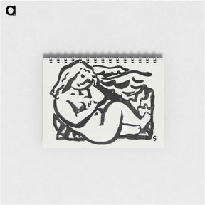 アートメモ帳-Seated Female Nude - レオ ヘステル Memo.