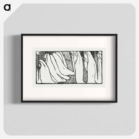 アートポスター-Illustration for poem from Paul Verlaine's collection of poetry Sagesse - モーリス ドニ Poster.