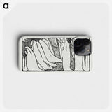 Illustration for poem from Paul Verlaine's collection of poetry Sagesse - モーリス ドニ Phone Case.