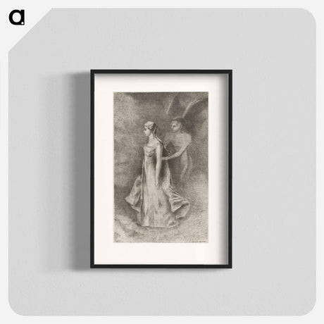 アートポスター-Obsession - オディロン ルドン Poster.