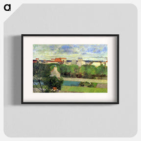 アートポスター-The Market Gardens of Vaugirard - ポール ゴーギャン Poster.