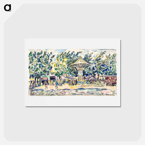 Village Festival - Paul Signac Postcard.