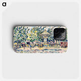 Village Festival - Paul Signac Phone Case.