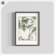 アートポスター-Japanese Tree-creeper and Pea
 - 鳥類図鑑 Poster.
