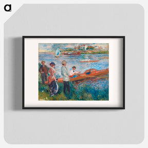 アートポスター-Oarsmen at Chatou - ピエール オーギュスト ルノワール Poster.