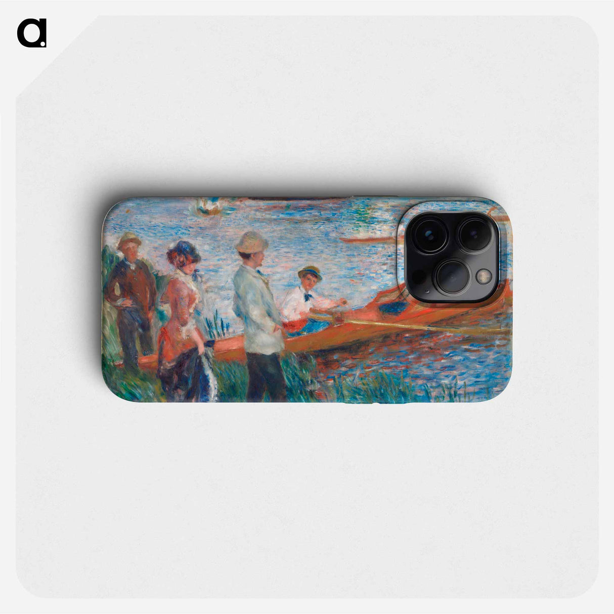 Oarsmen at Chatou - ピエール オーギュスト ルノワール Phone Case.