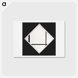 Fox Trot A - ピエト モンドリアン Postcard.