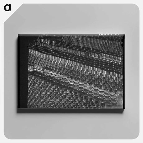 アートパネル-Weaving Rag Rug at WPA Project
 - ラッセル リー Canvas.