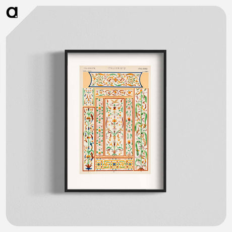 アートポスター-Nineteenth-Century Ornamental Pattern
 - 装飾の文法 Poster.