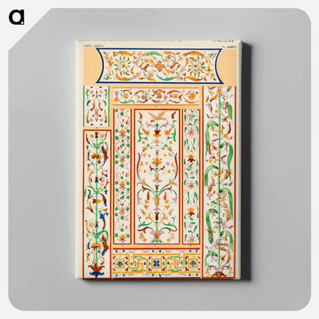 アートパネル-Nineteenth-Century Ornamental Pattern
 - 装飾の文法 Canvas.