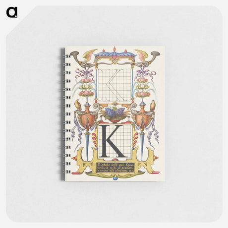 アートメモ帳-Guide for Constructing the Letter K
 - 書道のお手本 Memo.