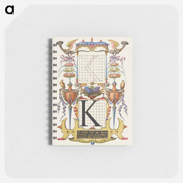 アートメモ帳-Guide for Constructing the Letter K
 - 書道のお手本 Memo.