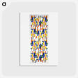 アートポストカード-Colour design for a chimney - テオ ファン ドゥースブルフ Postcard.