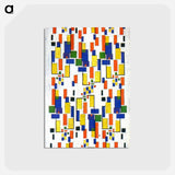 アートポストカード-Colour design for a chimney - テオ ファン ドゥースブルフ Postcard.