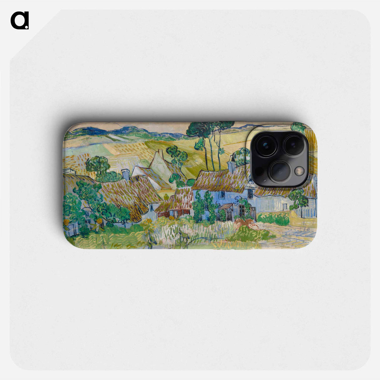 Farms near Auvers - Vincent van Gogh Phone Case.