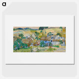 Farms near Auvers - フィンセント ファン ゴッホ Poster.