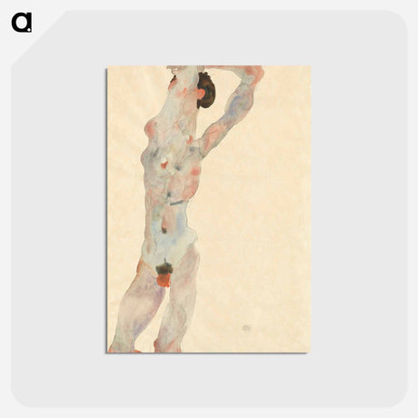 アートポストカード-Männlicher Akt
 - ウィーン博物館 Postcard.