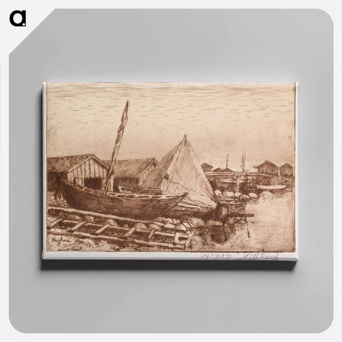 Suursaaren rantaa - アルフレッド ウィリアム フィンチ Canvas.