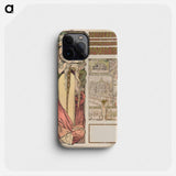 Austria at the Exposition Universelle - Alphonse Mucha Phone Case.