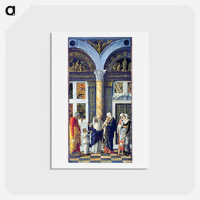 アートポストカード-The Circumcision of Christ - アンドレア マンテーニャ Postcard.