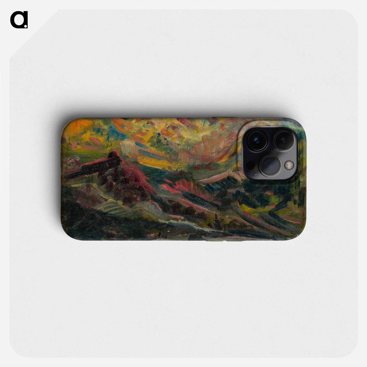 Sunset in the mountains - アーノルド ピーター ワイズ クビンチャン Phone Case.