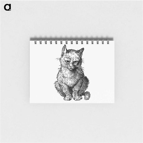 アートメモ帳-Victorian Cat Engraving
 - 大英図書館 Memo.