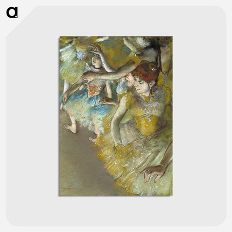 アートポストカード-Ballet Dancers on the Stage
 - ダラス美術館 Postcard.