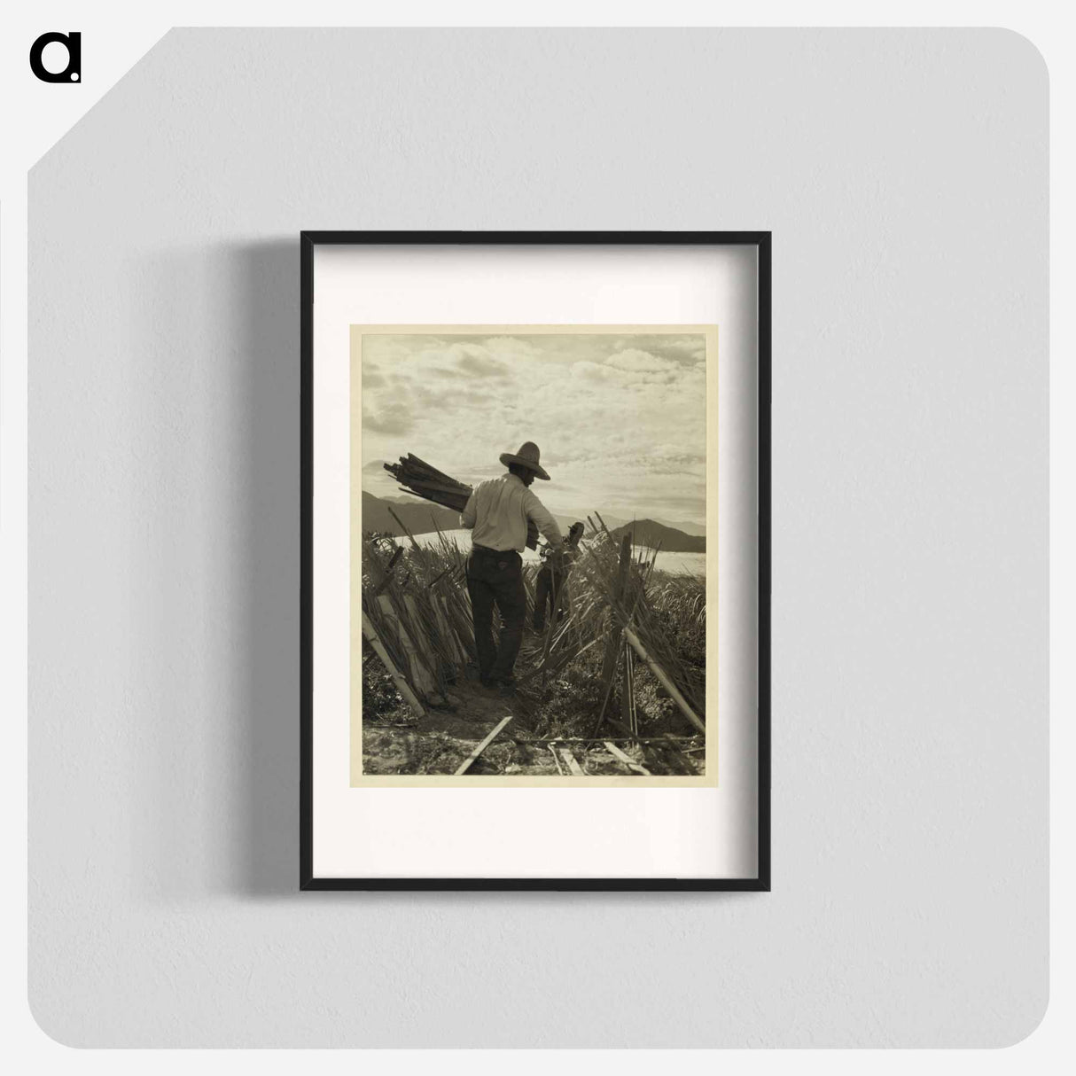 Establishment of rural rehabilitation camps for migrants in California - Dorothea Lange Poster.