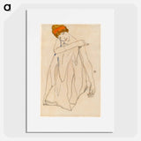 Dancer - Egon Schiele Poster.