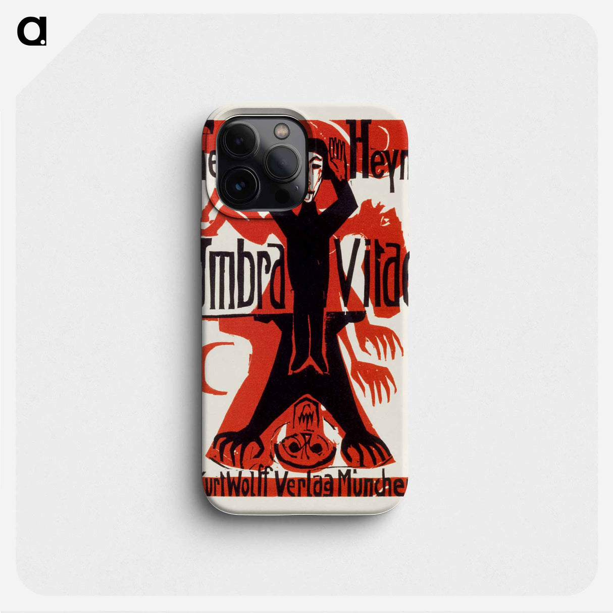 Shadow of life - Ernst Ludwig Kirchner Phone Case.