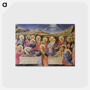 アートポストカード-Death of the Virgin - フラ アンジェリコ Postcard.
