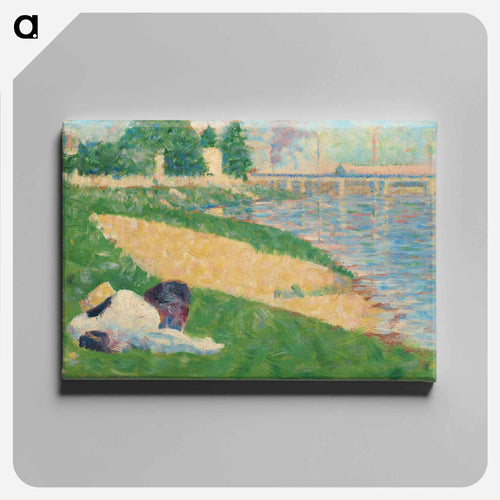 The Seine with Clothing on the Bank (Study for 