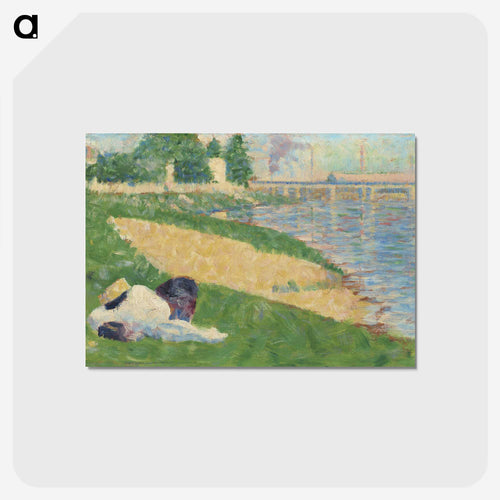 The Seine with Clothing on the Bank (Study for 