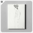 アートパネル-Standing Woman
 - 橋口 五葉 Canvas.