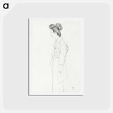 アートポストカード-Standing Woman
 - 橋口 五葉 Postcard.
