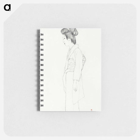 アートメモ帳-Standing Woman
 - 橋口 五葉 Memo.