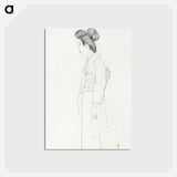 アートポストカード-Standing Woman
 - 橋口 五葉 Postcard.