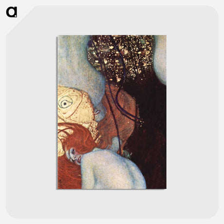 アートポストカード-Goldfish - グスタフ クリムト Postcard.