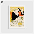 アートポストカード-Reine de Joie - アンリ ド トゥールーズ ロートレック Postcard.