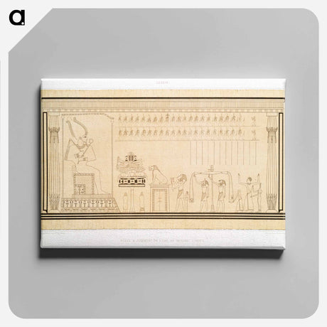 アートパネル-Judgment of the Soul in the Court of Osiris
 - エジプト美術史 Canvas.