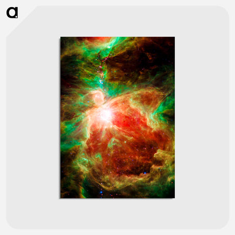 アートポストカード-Orion's Stellar Nursery
 - ハッブル画像 Postcard.