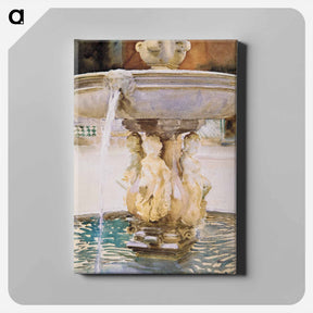 アートパネル-Spanish Fountain - ジョン シンガー サージェント Canvas.