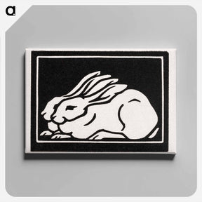 アートパネル-Two rabbits - ユリー デ フラーハ Canvas.