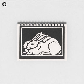 アートメモ帳-Two rabbits - ユリー デ フラーハ Memo.